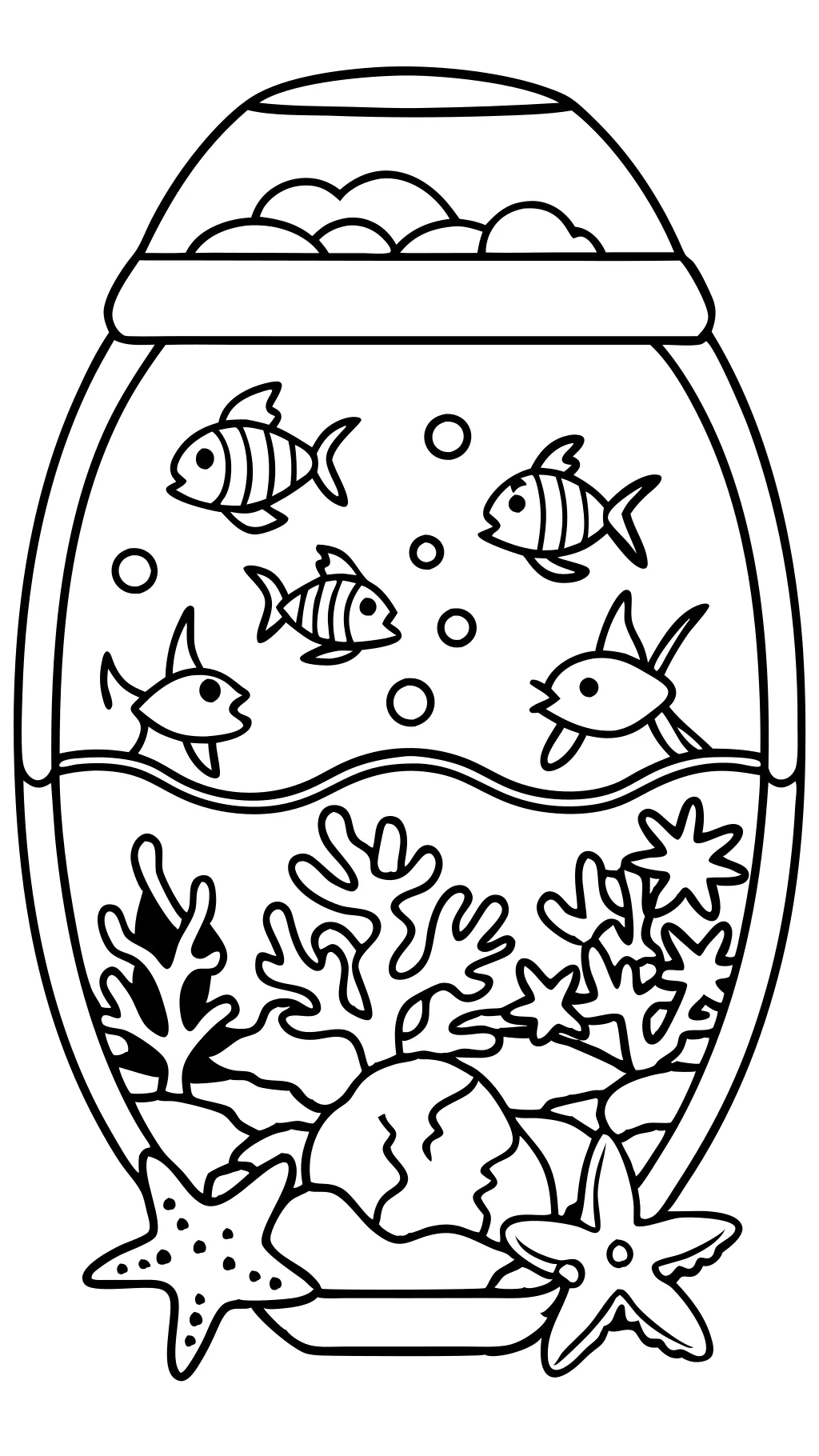 coloring pages aquarium